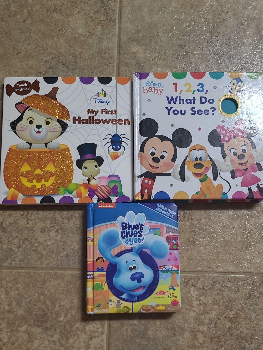 Disney Baby 1,2,3 What Do You See?, My First Halloween, Blues Clues Board Book